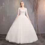 df0eadec-dee2-4ab5-bb89-b2cd98d5d733.jpg Flattering Plus Size Wedding Dress with Puff Skirt