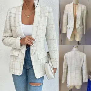 Temperament Commute Classic Style Button Casual Fashion Blazer