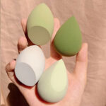 Hydrophilic Non-Latex Wet & Dry Makeup Puff Set, 7 PCs