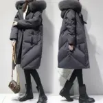 Warm Cotton-Padded Winter Coat for Curvy Women, M-6 XL