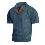 df5fcb45-eb47-47c3-aef6-319252421563-1.jpg Loose-Fit Men’s Stand Collar Short-Sleeve Corduroy Shirt