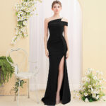 Flattering Long Fish-Tail Banquet Dress with Zipper
