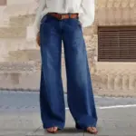 Comfort Stretch Wide-Leg Denim Jeans for Women (Flared)