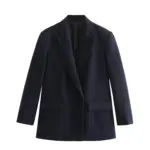 Womens Tailored Double Breasted Blazer