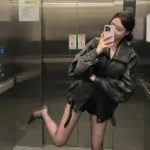 Vintage Industrial Leather Jacket With A High-end Feel