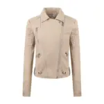 e11f3911-add8-4f3f-9550-b3cbe093eabf.webp PU Women's Short Leather Oblique Pull Slim Motorcycle Clothing Washed Leather Jacket