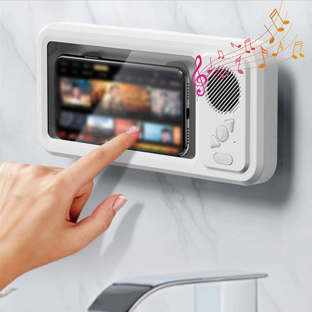 Bluetooth Waterproof Phone Case with 360° Rotating Holder