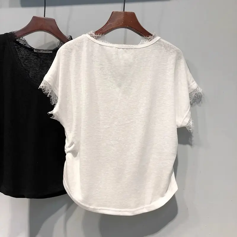 Summer Loose Slimming Korean-Style Base Shirt