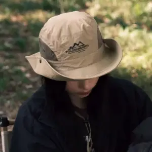 Mountain-Style Camping Mens Summer Sun Hat Hiking Sun Protection Fishing Cap