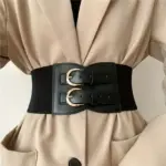 e310ab28-81cc-432a-aba3-37cb63c6957b.webp Elastic Wide Waist Belt for Skirt Decoration, Black