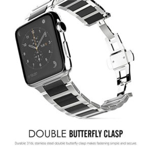 Upgrade Your Apple Watch Style: Stainless & Ceramic Strap