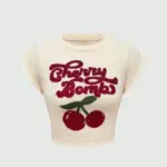 e3494ca4-85fc-43bd-a39a-8a4939fe2064.webp Cherry Knitted Sweater Crew Neck, Loose-fit Top