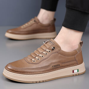 Breathable Slip-On Mens Casual Shoes with Rubber Outsole