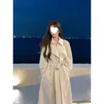 e3f41f45-cb21-4181-8ba7-33d302dcaa5f.webp Refined British-Style Long Trench Coat with Pockets - Beige