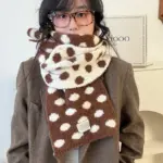 e41d0237-8b56-4cc3-b7e9-6e0683e75cad.webp Polka-Dot Scarf for Women with Contrast Wrap Style