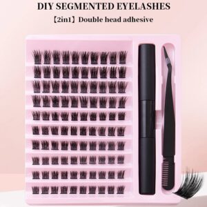 Voluminous Thick Feather False Eyelashes Set, Large Band Capacity