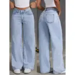 Women's Straight-leg Pants Loose-fitting Casual Trousers