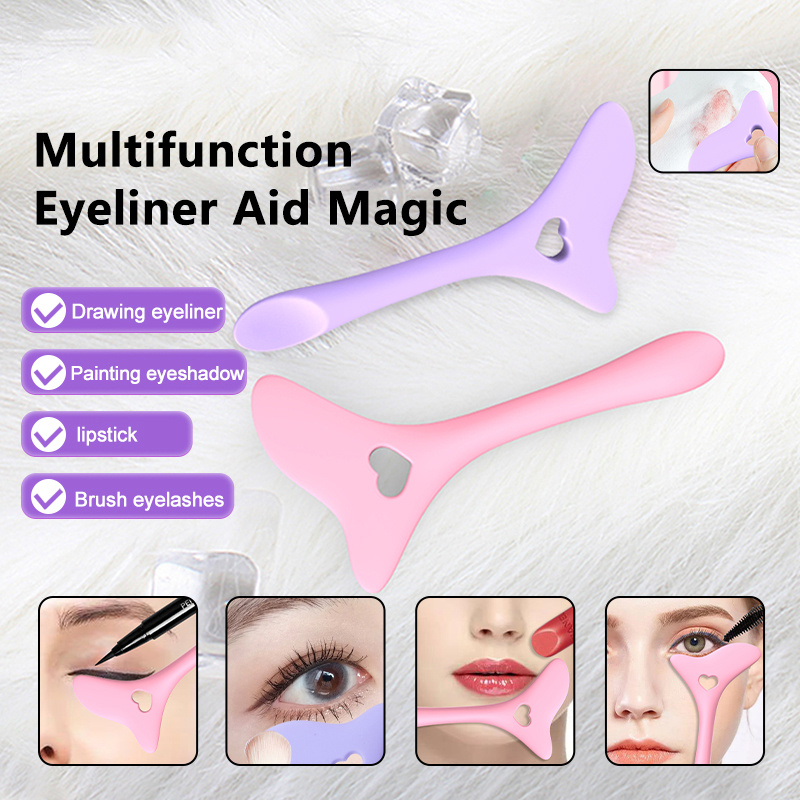 Silicone Eyeliner Stencil Wing Tip Mascara Drawing Lipstick Aid Face Cream Applicator For Beginners Makeup Tool Eyeliner Stencils Silicone Winged Tip Eyeliner Aid Eyebrow Pencil Stencil Reusable Silicone Eyeliner Stencil Wing Tip Mascara Drawing Lipstick Aid Face Cream Applicator For Beginners Makeup Tool Eyeliner Stencils Silicone Winged Tip Eyeliner Aid Eyebrow Pencil Stencil Reusable