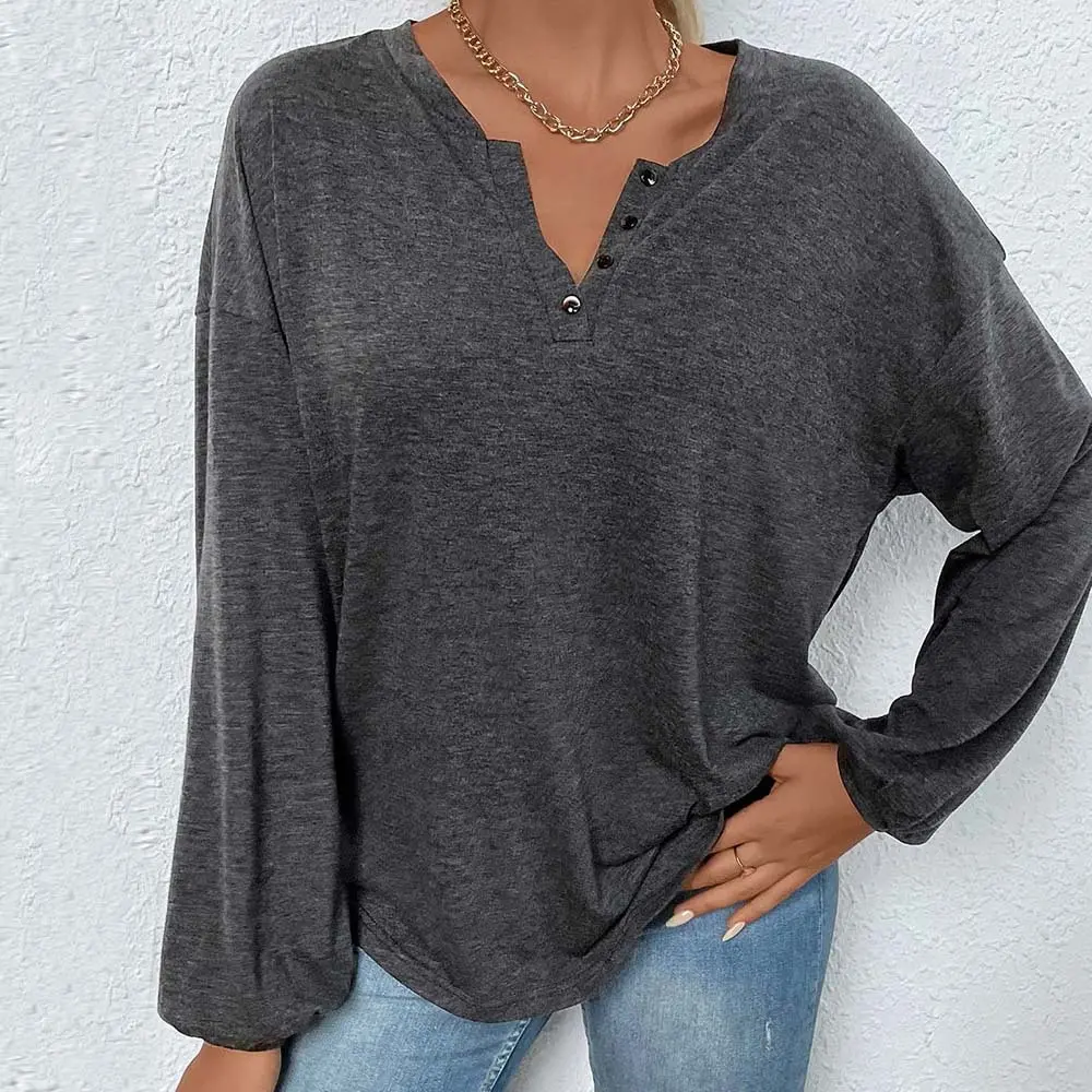 Casual All-Match Loose Long-Sleeve Top For Women