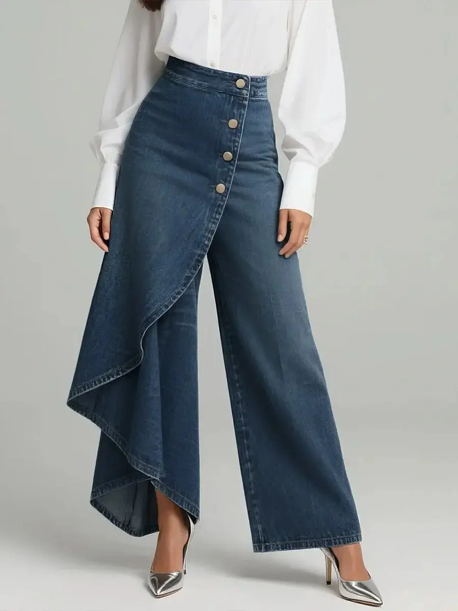 Women's Solid-Color Fashionable Casual Real Denim Jeans Women's Solid-Color Fashionable Casual Real Denim Jeans