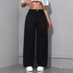 Women's Straight-leg Pants Loose-fitting Casual Trousers