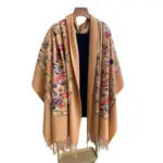 Stylish Minimalist Ethnic Inspired Thermal Scarf For Women