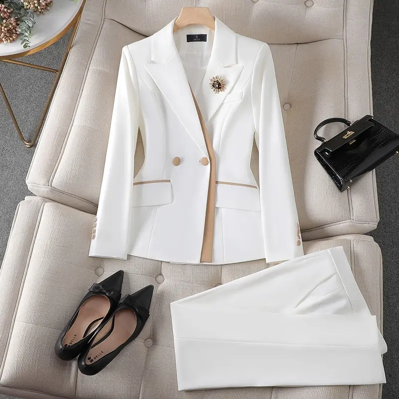 Niche Temperament White Collar For Business Enterprises Suit Women Niche Temperament White Collar For Business Enterprises Suit Women