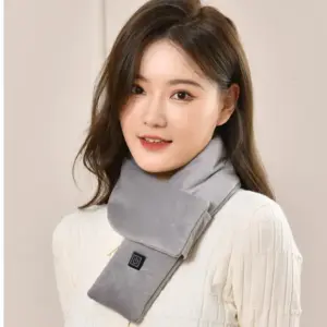 USB-Heated Smart Power Bank Heated Scarf with 3 Heat Settings