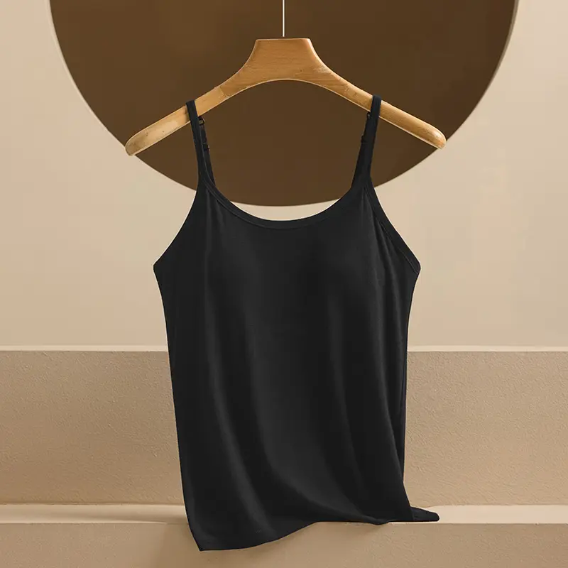 Adjustable Padded-Cup Tank Top Bra Base Layer for Women Adjustable Padded-Cup Tank Top Bra Base Layer for Women