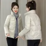 eda5cd90-6dc3-49f5-819a-c2c1352d3646.webp Women’s Ultra-Short Padded Down Jacket Stand Collar