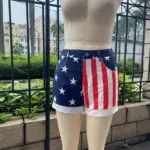ee354ecd-337b-4296-bb0b-a64ad110368b.webp Patriotic Stars and Stripes Denim Women’s Shorts, No Stretch