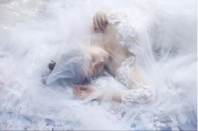 Bridal Wedding Veil Widened Tail Bridal Wedding Veil Widened Tail