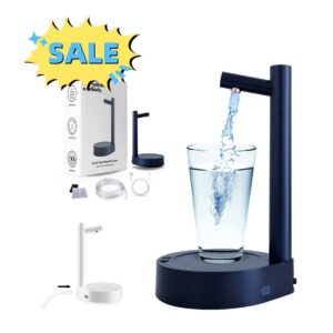 Rechargeable Electric Water Gallon Dispenser, Type-C USB