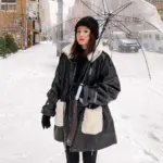 f193b287-5e19-4b11-97b8-a594166b3952.webp Waist-Flattering PU Leather Coat Jacket with Fur Collar
