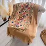 Stylish Minimalist Ethnic Inspired Thermal Scarf For Women