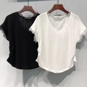 Summer Loose Slimming Korean-Style Base Shirt