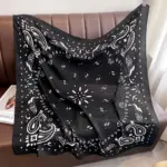 Retro Cashew Print 90 Large Scarf For Women Outerwear