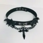 f2594cb9-158f-41bf-ac60-938c4afdeead.webp Bold Punk Leather Choker with Dark Cross & Devil Wings