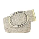 Statement Bohemian Wide Canvas Belt for Women, 112 cm