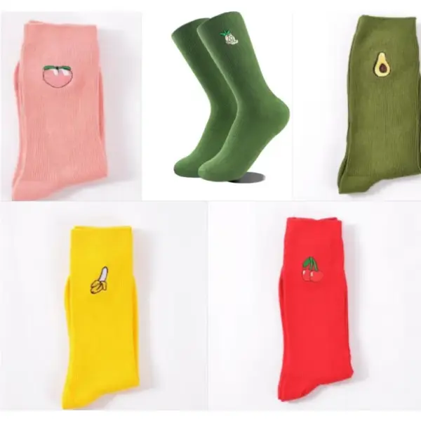 CHAUSSETTES FRUITS X4