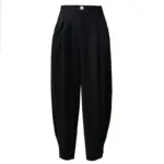 f358a2a7-44a3-4f0e-b017-cdd96303ebb4.webp High Waist Drape Wide-leg Pants Cropped Casual Pants