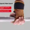 Secure-Fit Palm Wrist Guard Auxiliary Strap for Men & Women, Brown PU Leather