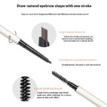 Long-Lasting Black 3-Piece Eyebrow Set with Gel Cream