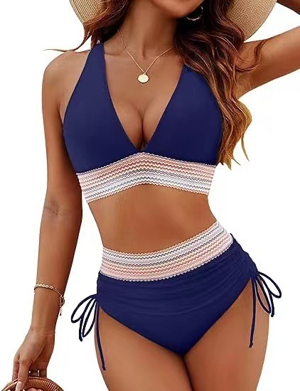 High Waist Bikini Set for Women, Split Brief Swimsuit High Waist Bikini Set for Women, Split Brief Swimsuit