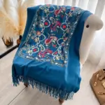 Stylish Minimalist Ethnic Inspired Thermal Scarf For Women