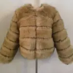 Thickened Faux Fox Fur Patchwork Coat for Winter Warmth