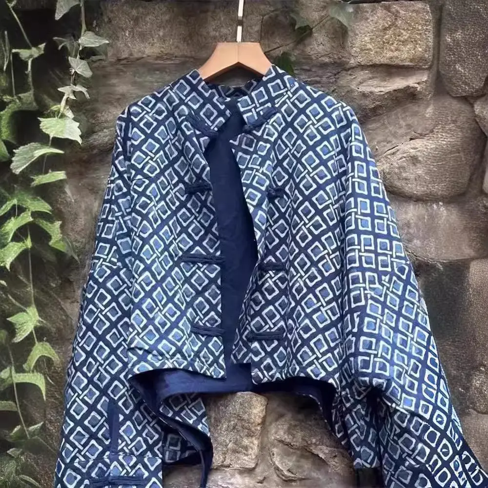 Chinese-style Diamond-patterned Jacket For Women Chinese-style Diamond-patterned Jacket For Women