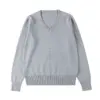 School-supplied Dark Gray Long-sleeve Knit Top School-supplied Dark Gray Long-sleeve Knit Top