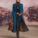 f7258ca6-6bba-4a93-84a2-3286490d89a7.webp Patchwork Lace Gold Velvet Suit Long Coat Women's Wear