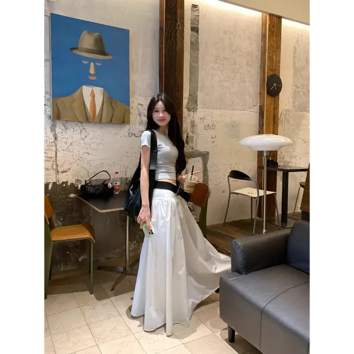 Women's Korean-style Summer High-waisted Casual Skirt